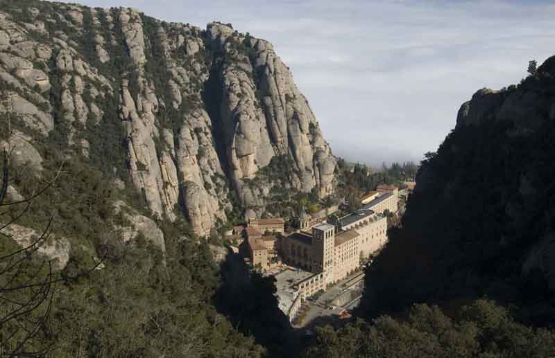 14 - Barcelona - Parc natural de la Muntanya de Montserrat - monestir de Montserrat